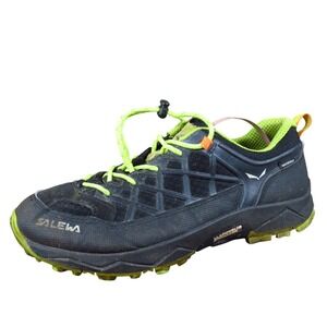 Salewa Junior Wildfire Boys Athletic Hiking Shoes Size 5 Outdoor Black Cactus
